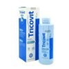 Shampoo Tricovit Antes Deltacrin Caja y Botella
