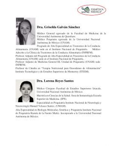 Curso Psiquiatría y Genética Perinatal GPA Genética Médica 16
