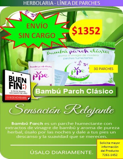 Bambu Parch Buen Fin 2019