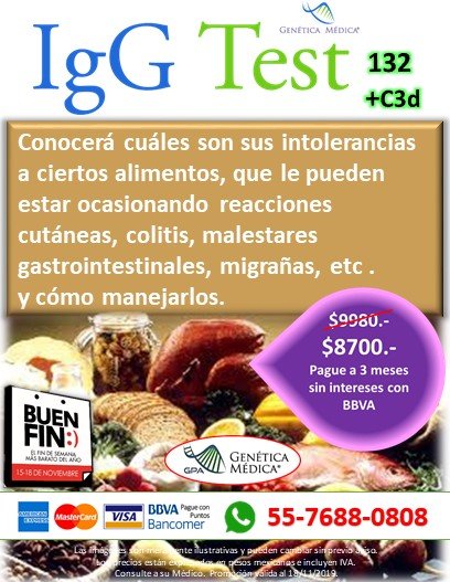 IGG Test Buen Fin 2019