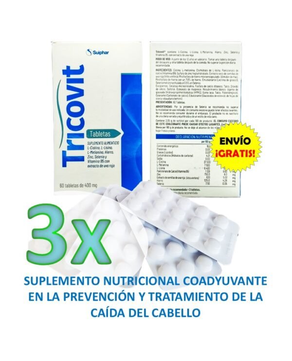 Tricovit Tabletas x3