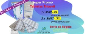 Super Promo Tricovit Tabletas Junio