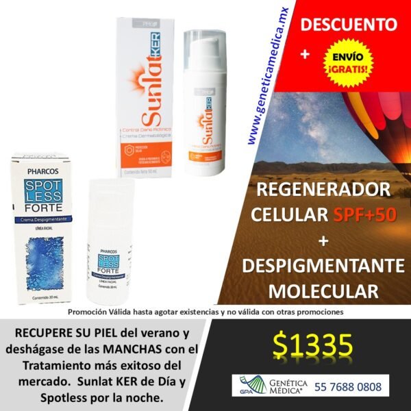 Tratamiento Despigmentante Spotless Forte + Sunlatker®