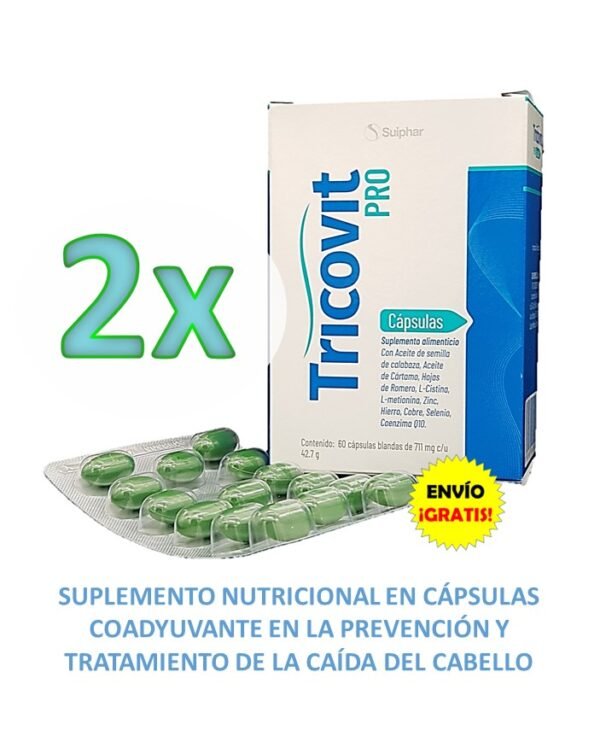 Tricovit Pro Cápsulas x2 promoción