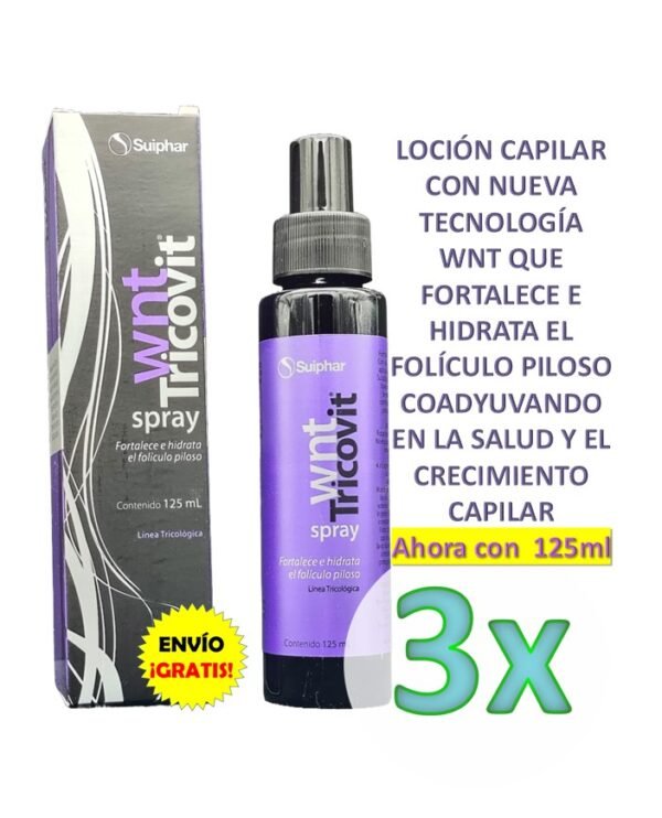 3 x Tricovit® WNT Loción en Spray