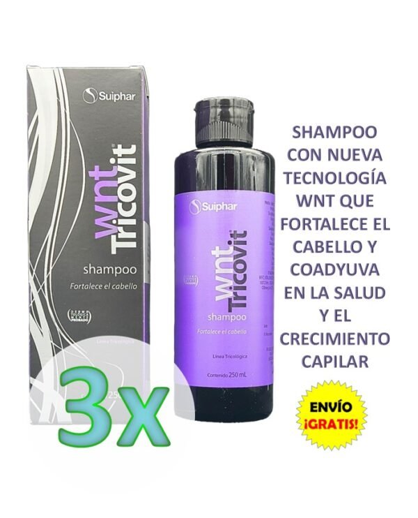 3 x WNT Tricovit®Shampoo
